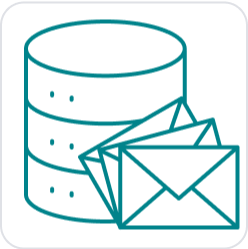 1ユーザー50GBの大容量メールボックスで安心!のアイコン