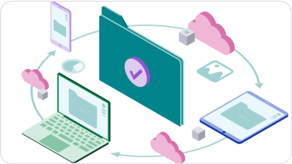 複数デバイスからアクセスのイメージ