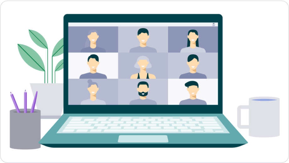 Microsoft Teamsでテレワークにも強いコミュニケーション環境を構築のイメージイラスト