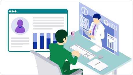 クラウドで常に最新版、Mac・Android・Windowsを一括管理のイメージイラスト